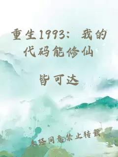 重生1993：我的代码能修仙