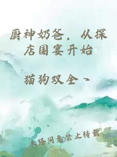 厨神奶爸，从探店国宴开始