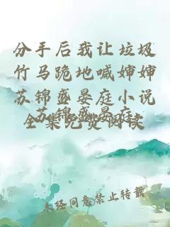 分手后我让垃圾竹马跪地喊婶婶苏锦盛晏庭小说全集免费阅读