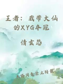 王者：我带大仙的XYG夺冠