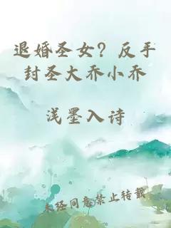 退婚圣女？反手封圣大乔小乔