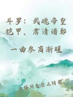 斗罗：武魂帝皇铠甲，肃清诸邪