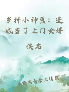 乡村小神医：进城当了上门女婿