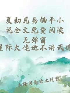夏初见易楠平小说全文免费阅读无弹窗